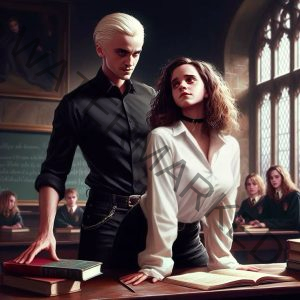 Harry Potter: Draco Địt 2 Mẹ Con Hermione 5 (7)